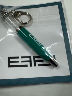 Effy Teal Pen Keychain with Logo